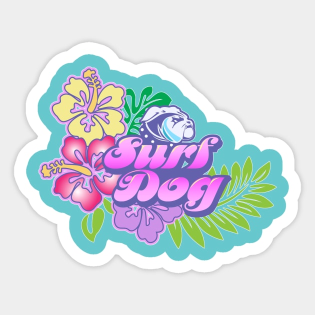 SD- Summer's Garden, Pristine Sticker by surfdog